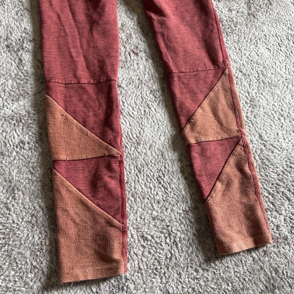 Free People Movement Mid Rise Kyoto Leggings Orange XS - Picture 5 of 5